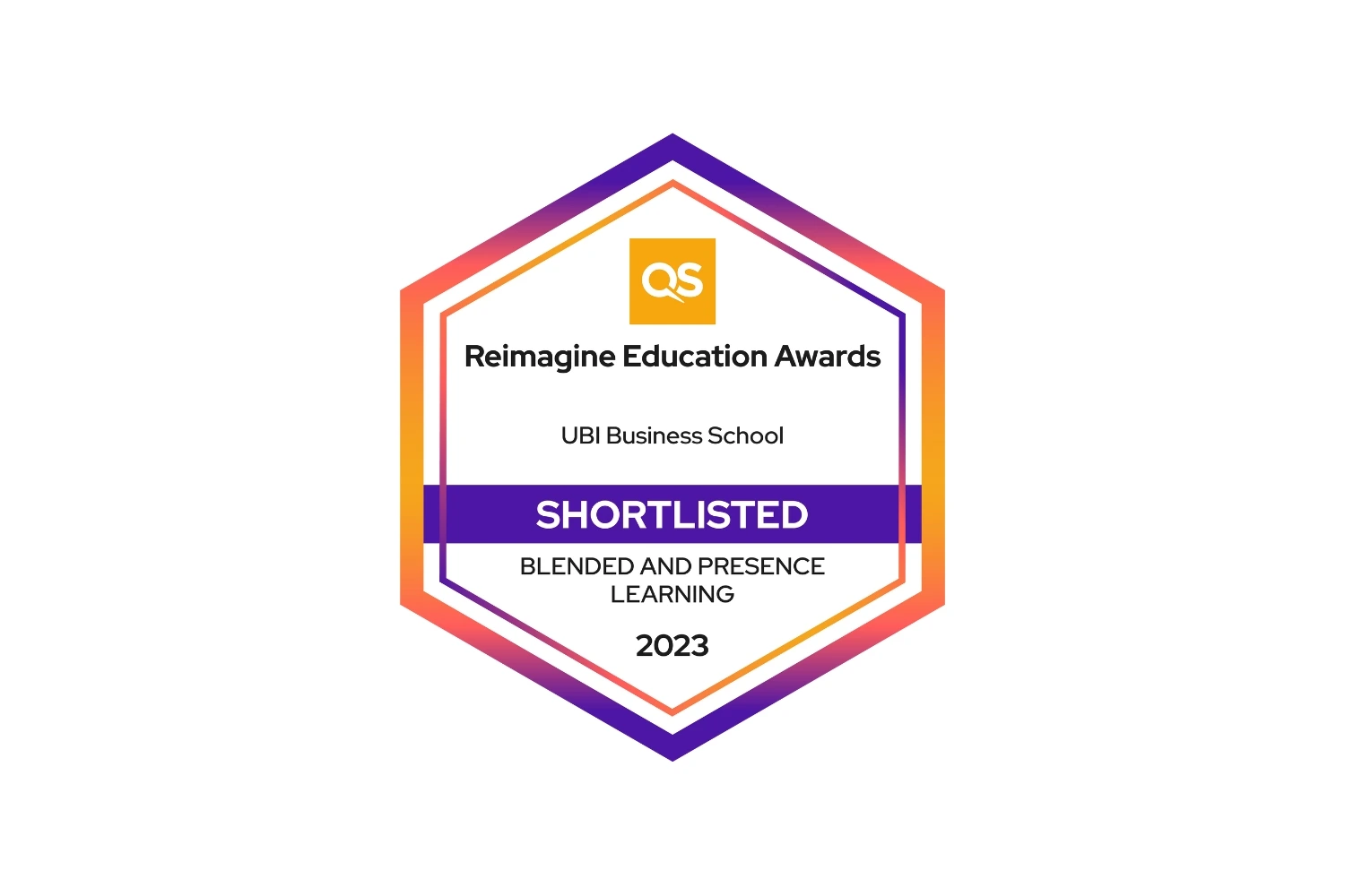 UBI Business School Blended and Presence Learning shortlisted landscape